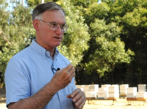HONEY BEE GURU Eric Mussen says that "beekeepers in California are cautiously optimistic that their colonies are going to survive the winter in better shape that they have in the past few years." He'll be the keynote speaker at a public celebration, "Bee Informed," on Wednesday, Sept. 29 at the Citizen Hotel in Sacramento.