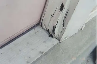 window sill decay