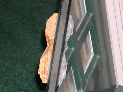 window cross section divided light