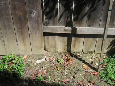 bad fence construction