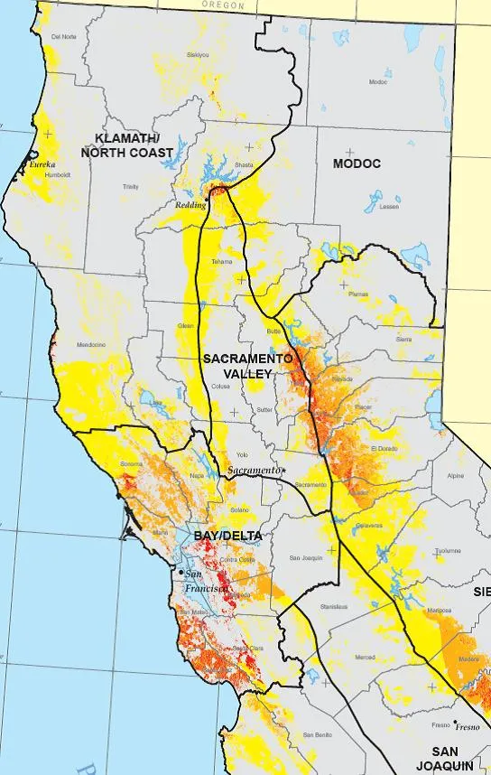 CalFire's 2010 Priority Landscapes for Population Growth and Development Impacts