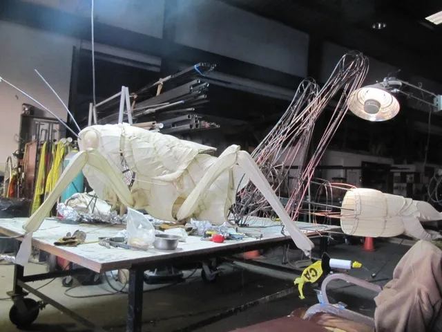 A work in progress by Oakland-based artist Cyrus Tilton. (Courtesy Photo)