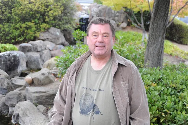 Newly elected president of the Nor-Cal Entomology Society is Robert "Bob" Case of Concord. (Photo by Kathy Keatley Garvey)