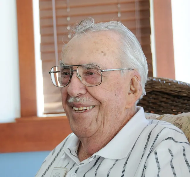 Vern Burton at 85. (Photo by Kathy Keatley Garvey)