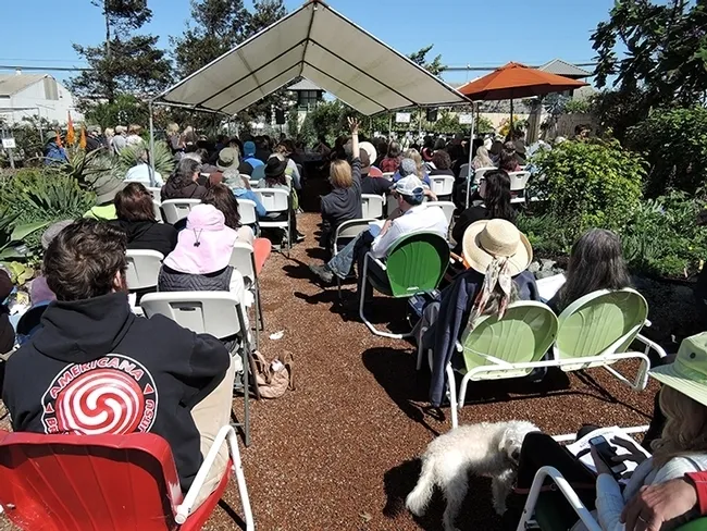 A scene from last year's Butterfly Summit at Annie's Annuals and Perennials. (Photo by Kathy Keatley Garvey)