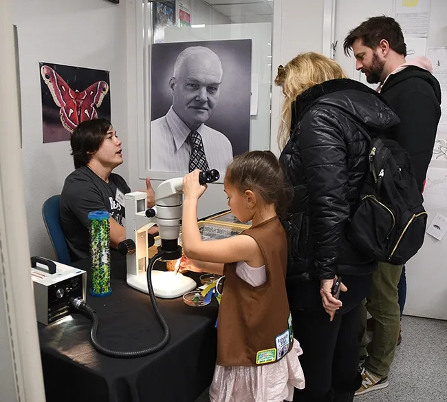 Forensic entomologist Alexander Dedmon answers questions about
the many different ways insects can be used as evidence in forensic entomology.