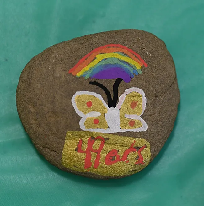 Every butterfly needs a rainbow and every rainbow needs a butterfly. (Photo by Kathy Keatley Garvey)