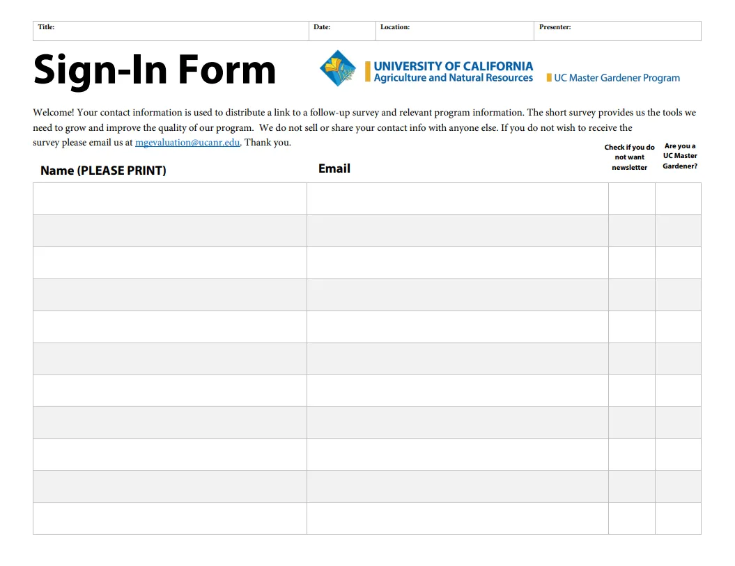 Sign in form template Thumbnail