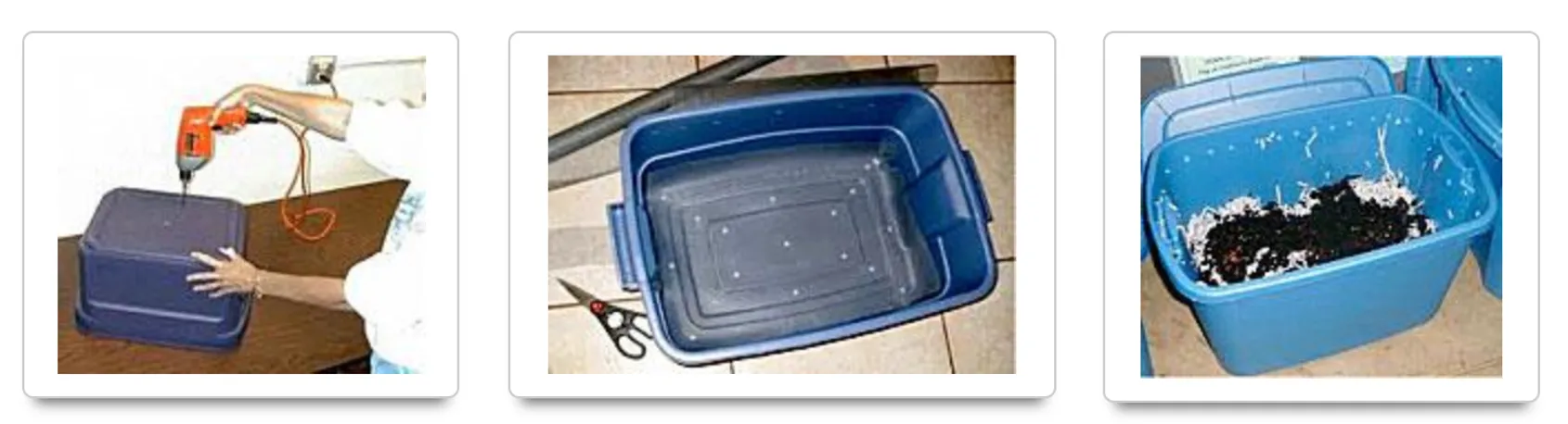 Worm bins are a great choice when space is limited. Photo: courtesy UC Regents