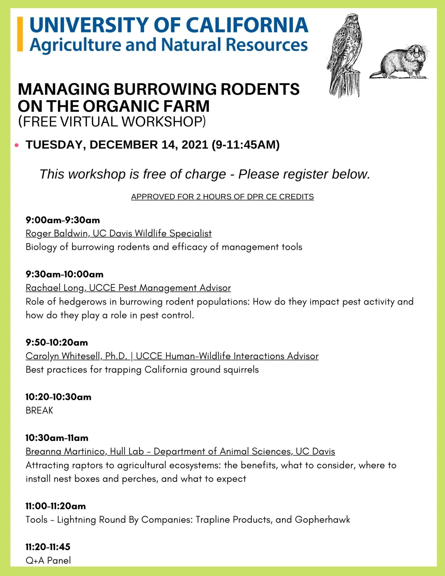 Managing Burrowing Rodents