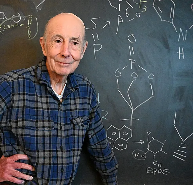 UC Davis distinguished professor Bruce Hammock, chief scientific officer and chairman of the board of EicOsis Human Health LLC. (Photo by Kathy Keatley Garvey)