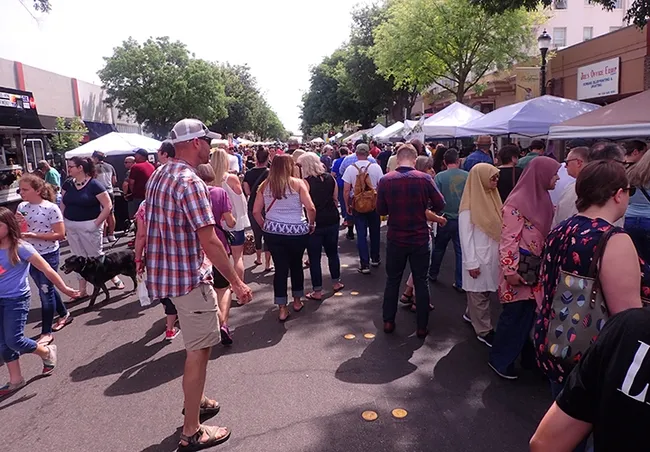 The annual California Honey Festival draws an average of 40,000 people. (Photo by Kathy Keatley Garvey)