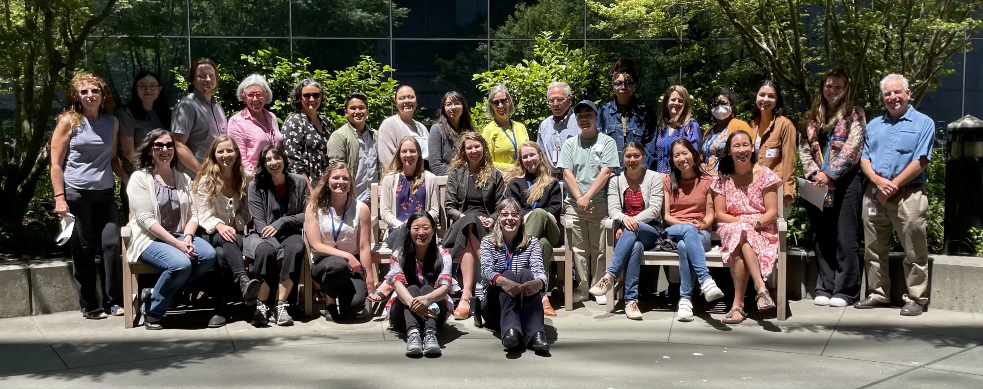 NPI staff pictured at the NPI summer luncheon in 2023 at the UC Office of the President