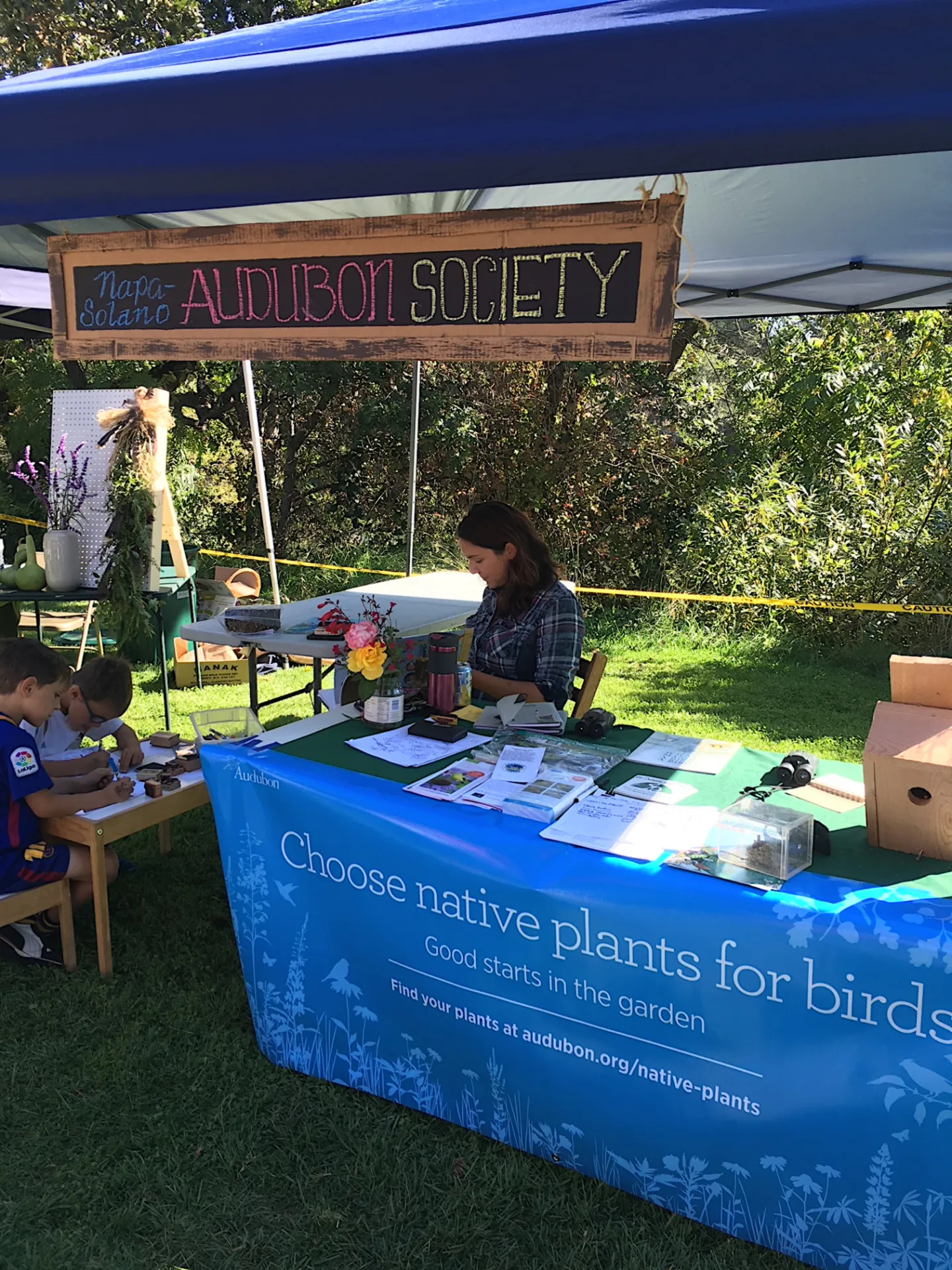 Audubon Society booth