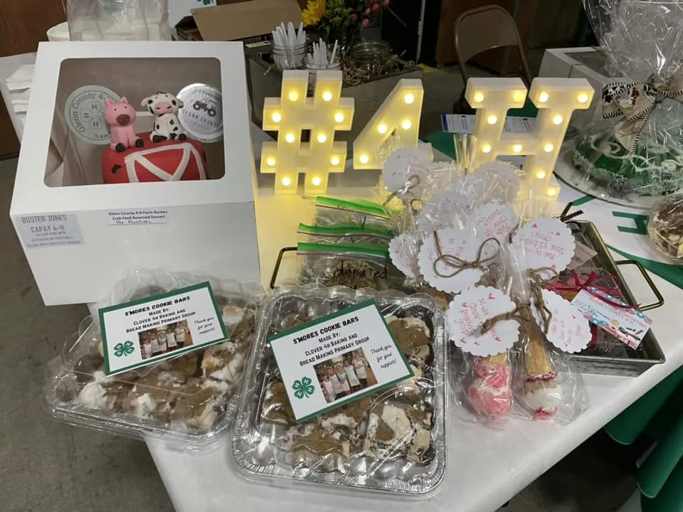 Desserts made by 4-H Families