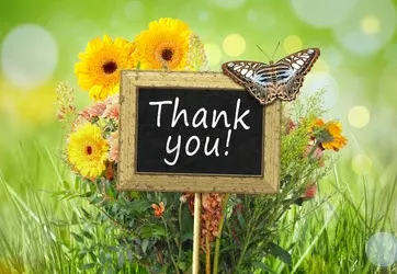 Thank You chalkboard