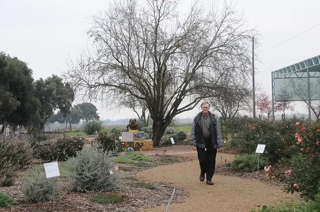 One of the "movers and shakers" of the founding of the UC Davis Bee Haven was the late Extension apiculturist emeritus Eric Mussen (1943-2022) of the UC Davis Department of Entomology and Nematology. This image was taken Jan. 13, 2011. (Photo by Kathy Keatley Garvey)