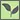 Icon of two green leaves sprouting on a light green background, framed by a dark grey border.