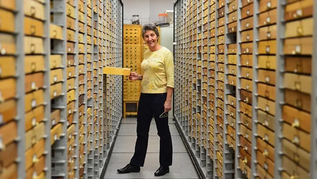 UC Davis distinguished professor emerita Lynn Kimsey, 35 years of service. (Photo by Kathy Keatley Garvey)