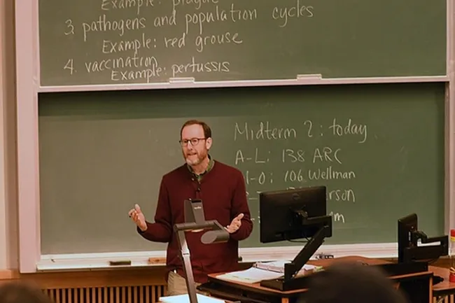 UC Davis distinguished professor Jay Rosenheim, 34 years of service. (Photo by Kathy Keatley Garvey)