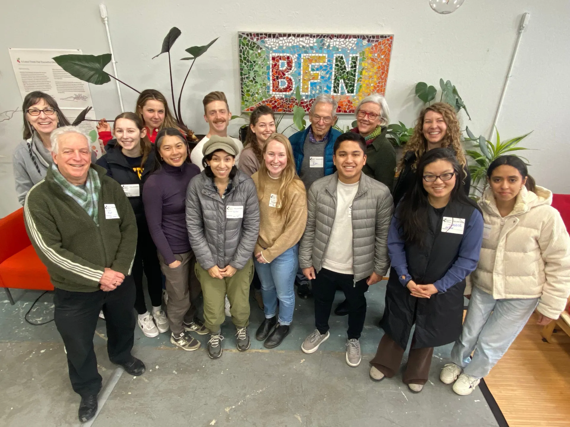 Nutrition Policy Institute staff volunteering at the Berkeley Food Network in 2025.