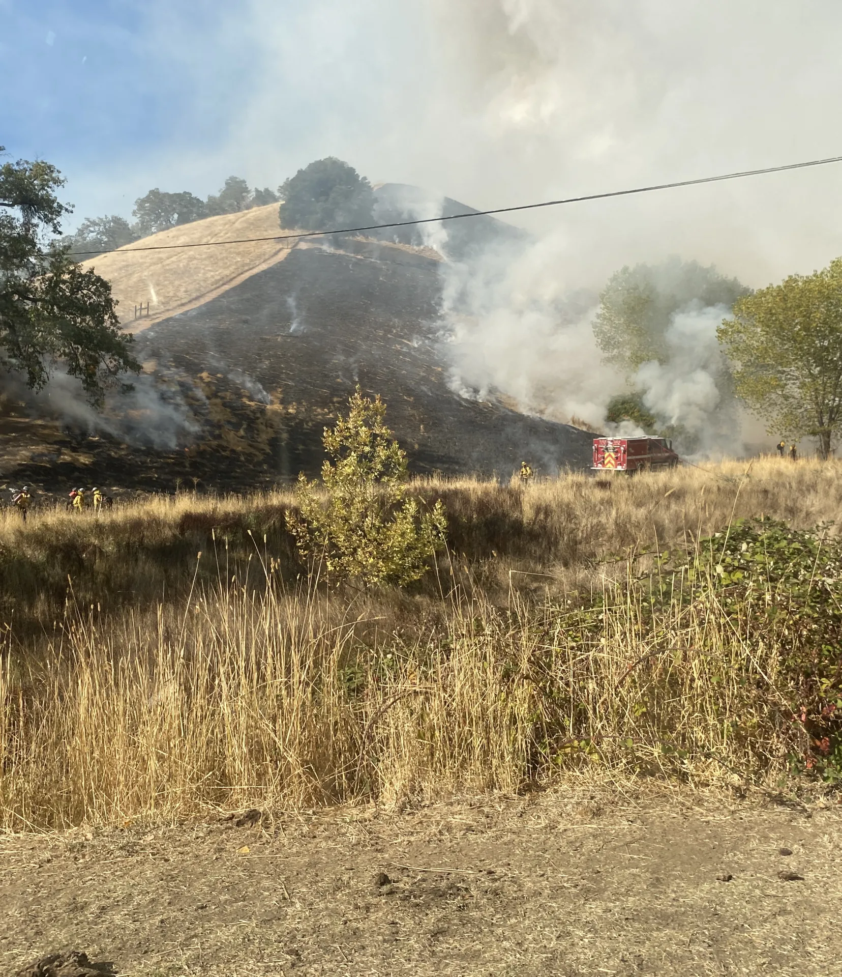 A prescribed burn at the UC ANR Hopland Research and Extension Center (2024)