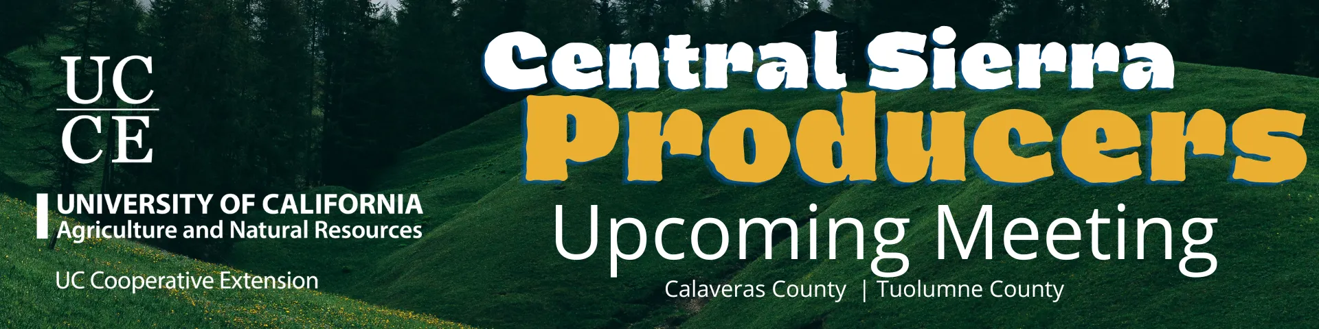 Central Sierra Producers Email Header