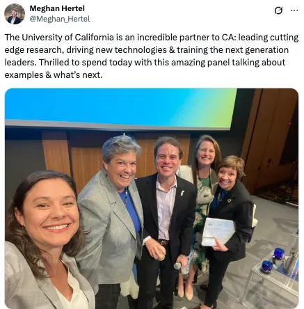 Meghan Hertel does a selfie with Glenda Humiston, Trelynd Bradley, Julianne McCall and Karen Ross.