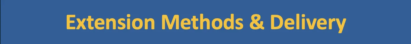 Extension Methods & Delivery Banner