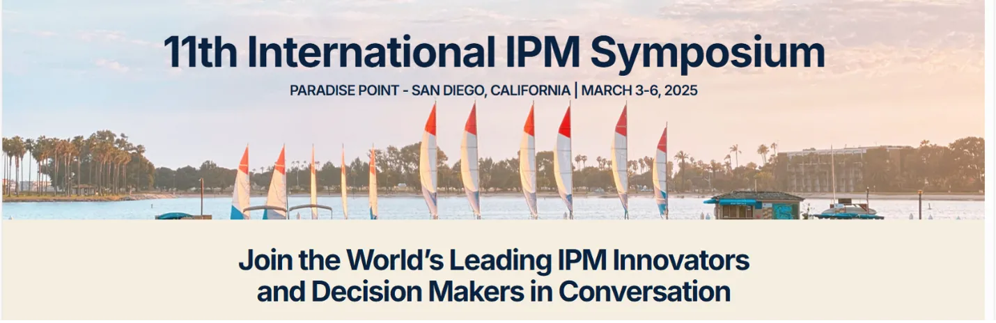 An image with sailboats on the bay and the general information about the symposium