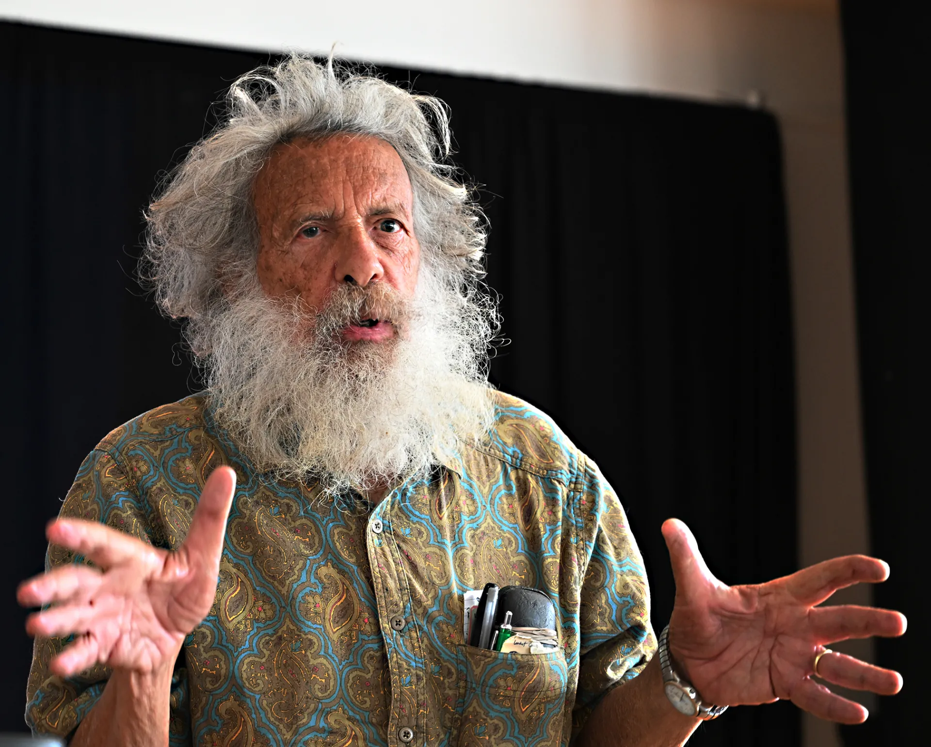 UC Davis Distinguished Professor Emeritus Art Shapiro says that nationally, the butterfly population has declined 20 percent over the last 24 years. (Photo by Kathy Keatley Garvey)