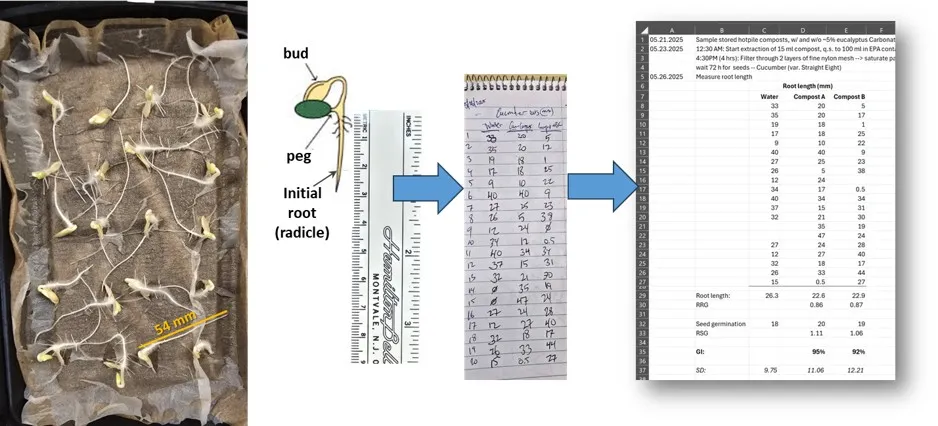 Measuring and recording results