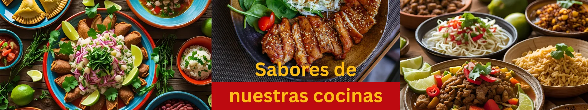 platillos de sabores de nuestras cocinas