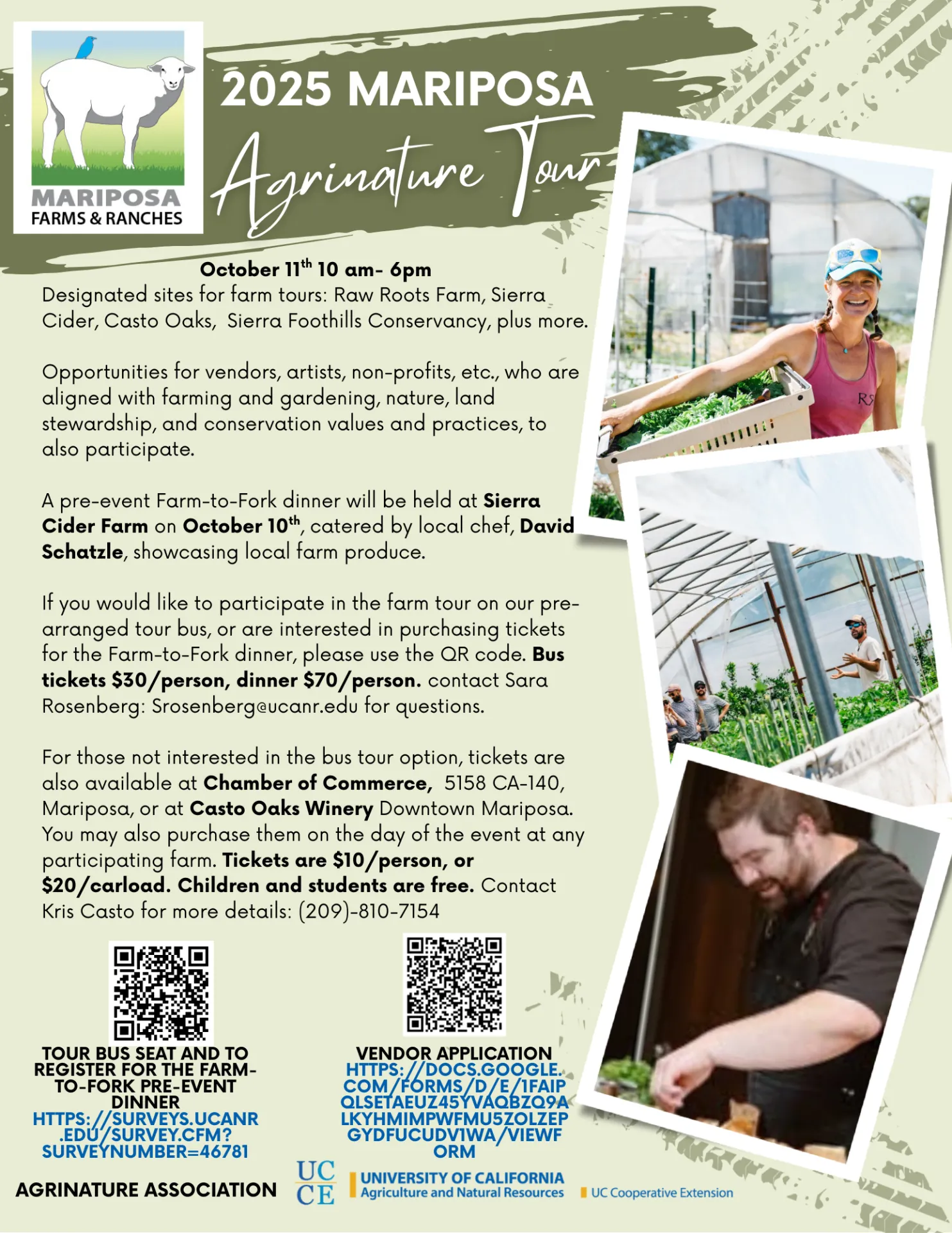 Agrinature Tour Flyer