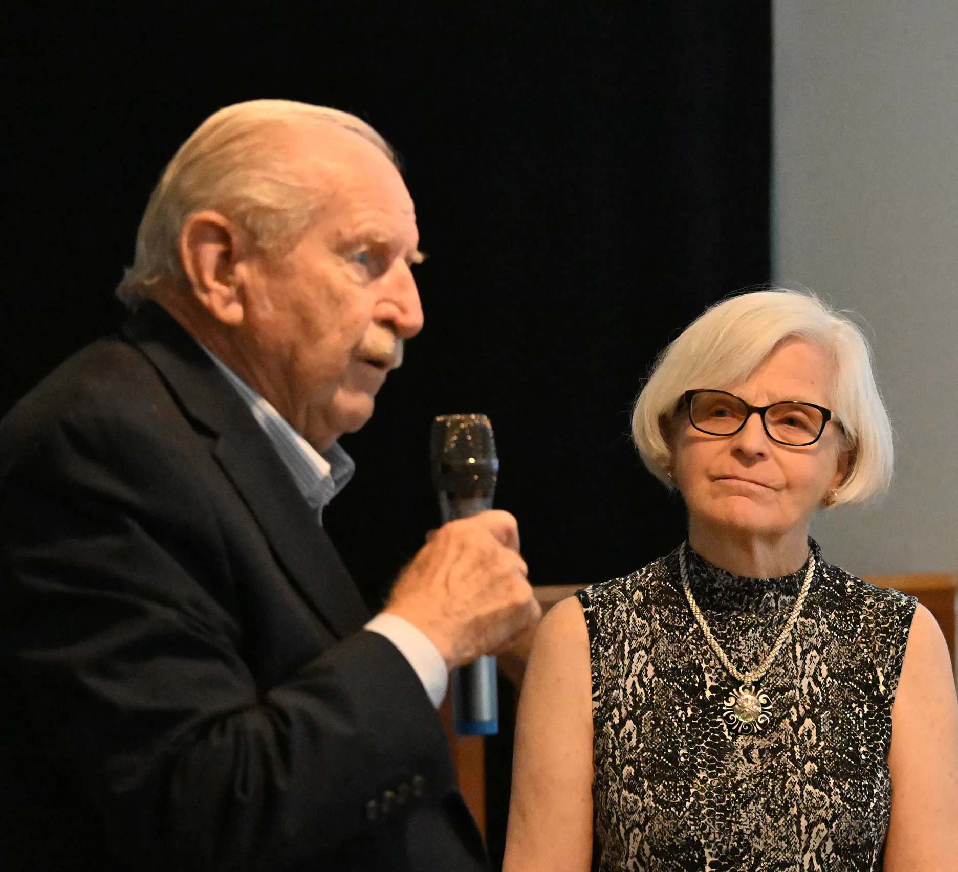 Former Vacaville Mayor Len Augustine, a U.S. Air Force pilot during the Vietnam War, offers a different perspective. (Photo by Kathy Keatley Garvey)