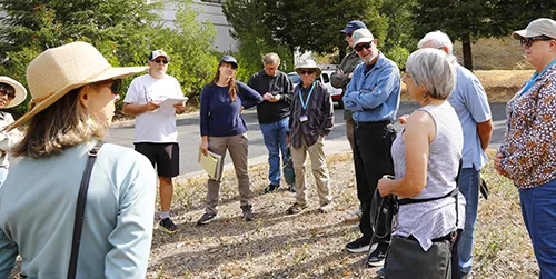 MOFD Planned Firescaping Demo Garden, MG meetup