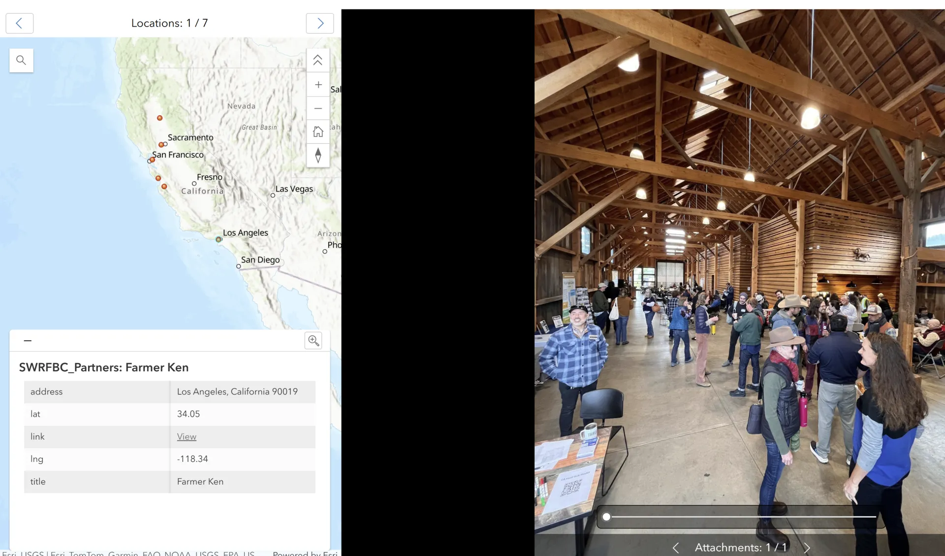 Media-Focused Display of Partners Map 