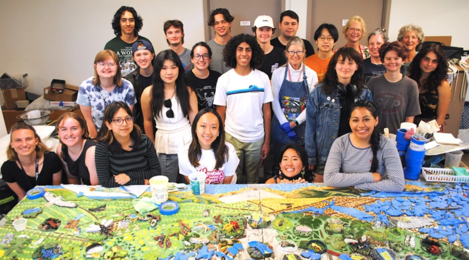 UC Davis Art-Science Fusion Program participants gather for a team photo.