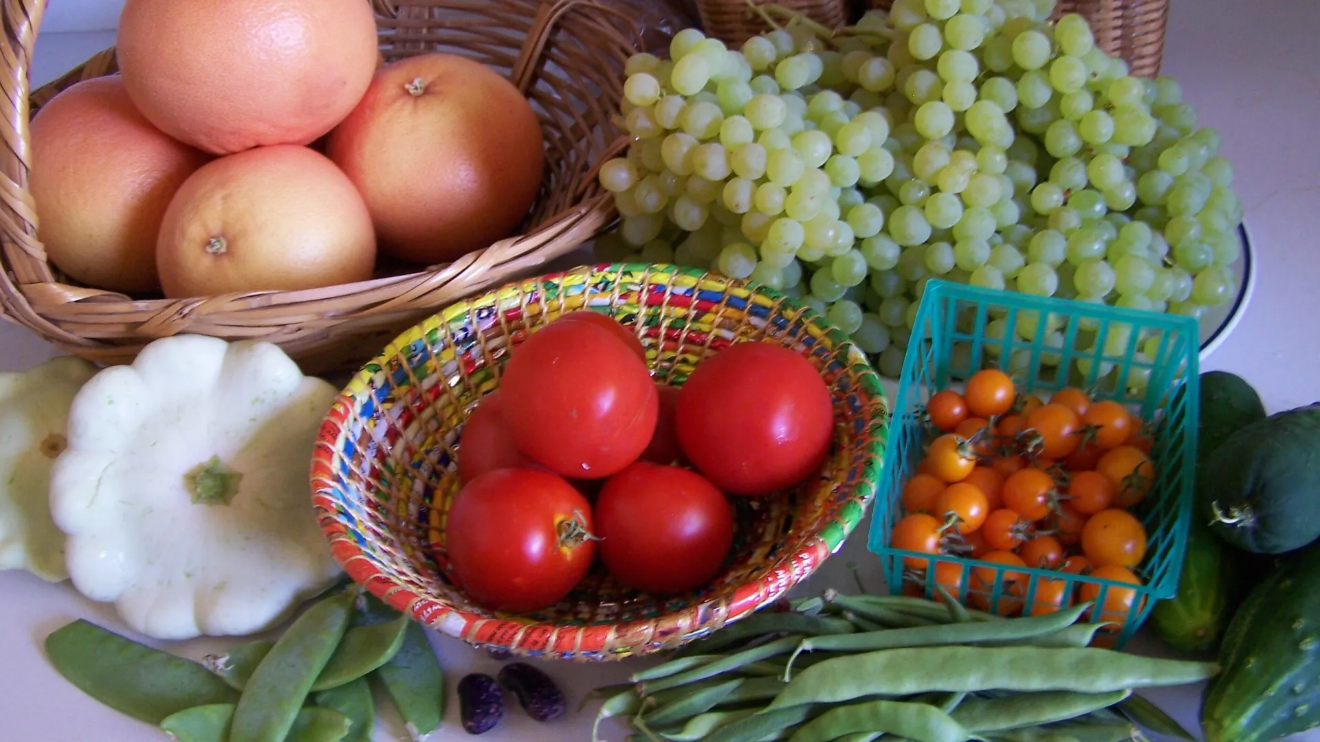 Fruits and vegetables