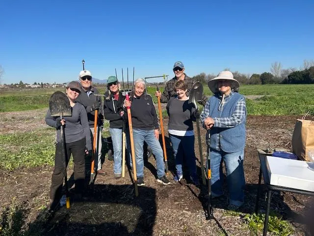 UC Master Gardeners at work in the Pleasanton Educational Garden