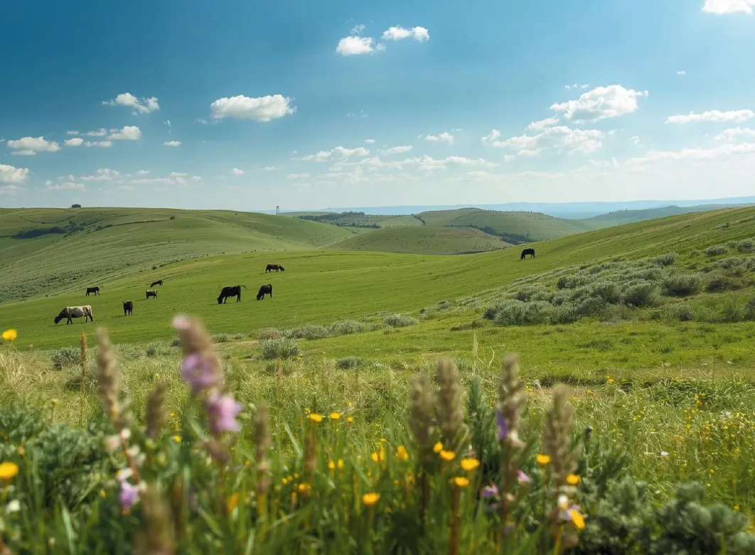 Grazing Cattle