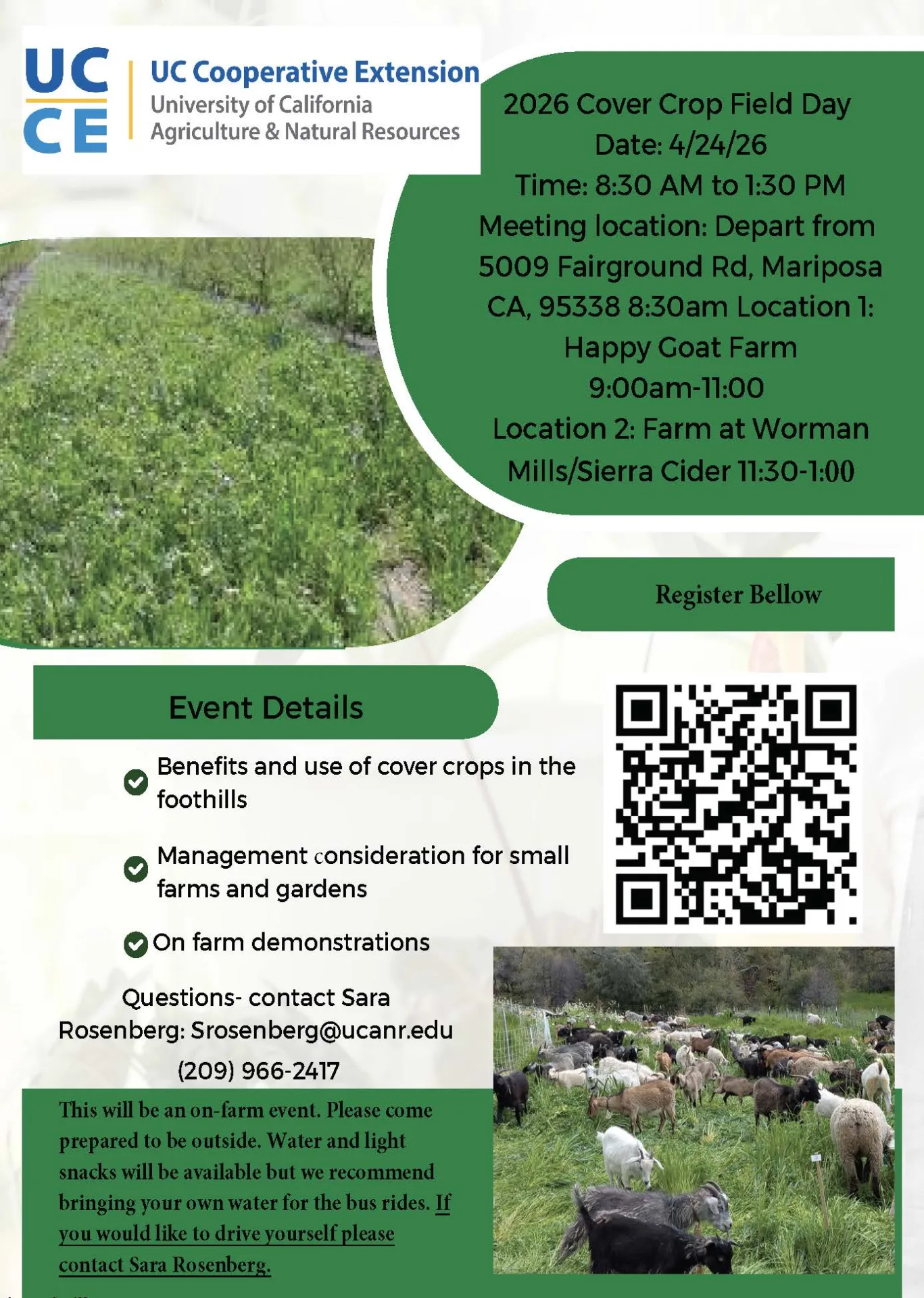 Cover Crop Field Day 2026