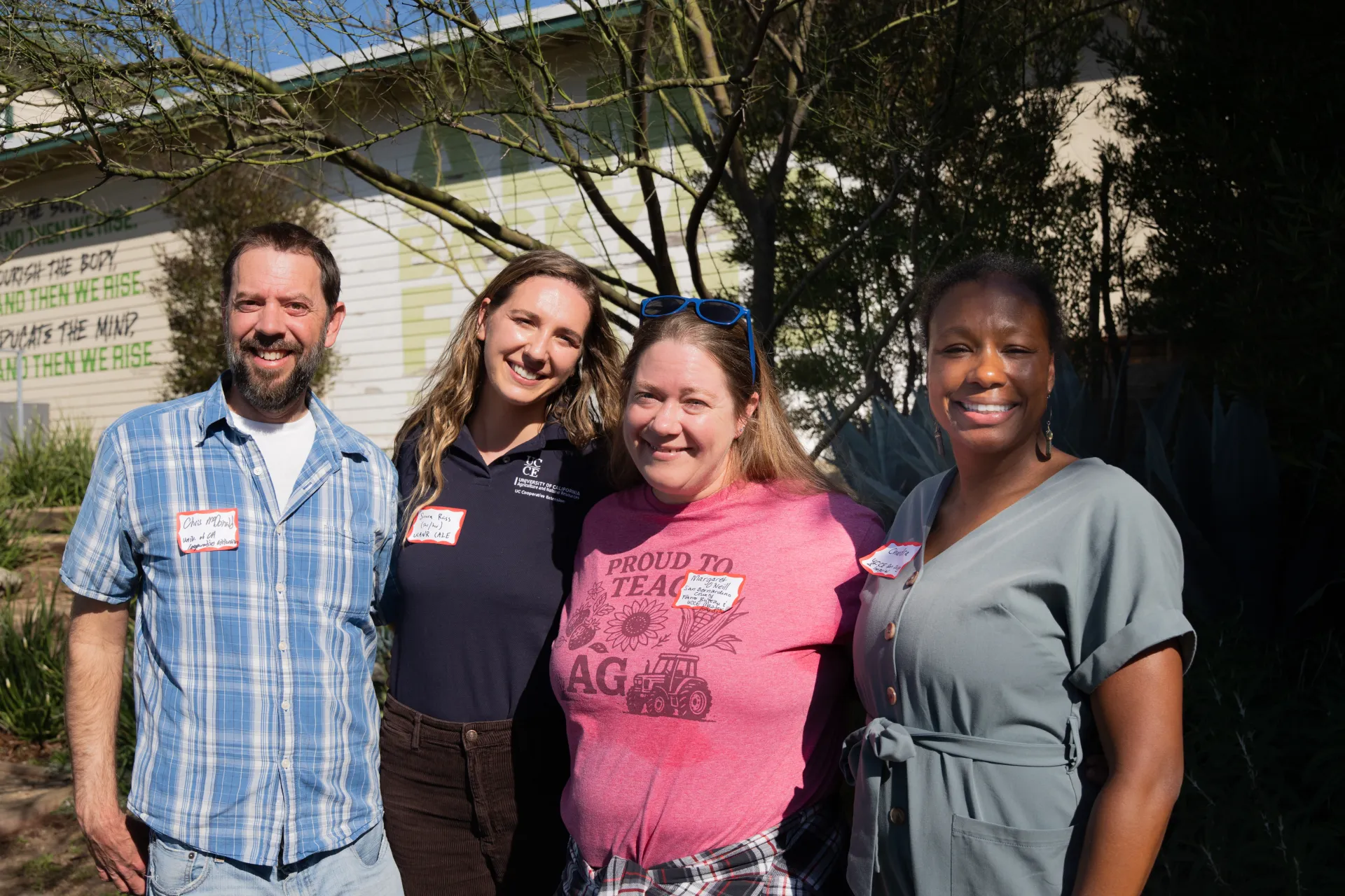 Members of the UC ANR CALE team pose for a photo