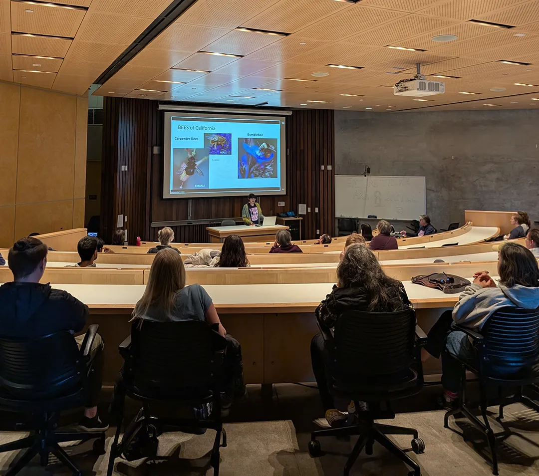 Samantha Murray delivering her presentation.