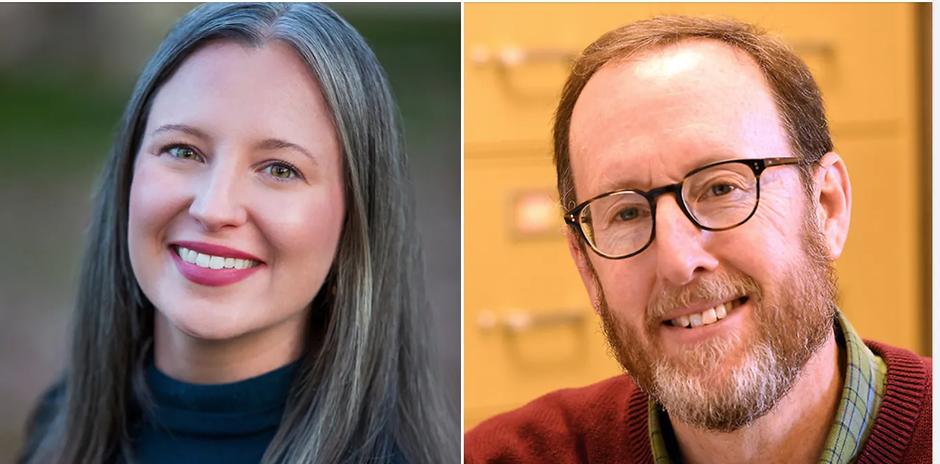 Urban landscape entomologist Emily Meineke and insect biologist Jay Rosenheim