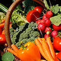 vegetables in a basket