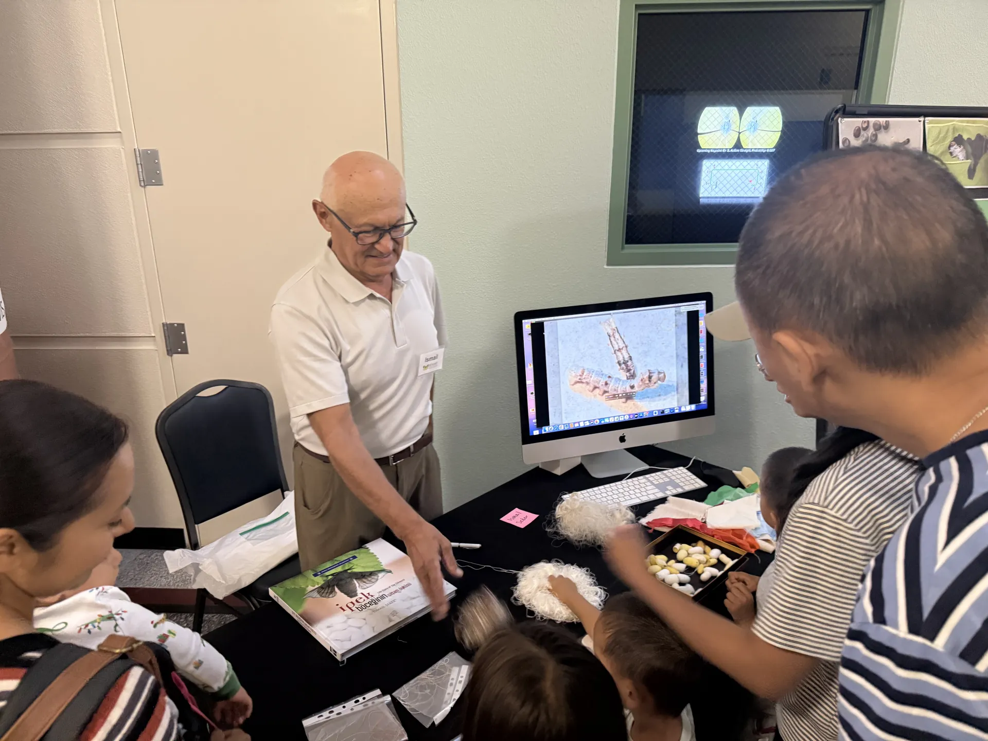 Turkish doctor Ismail Seker discusses how to rear silk moths.