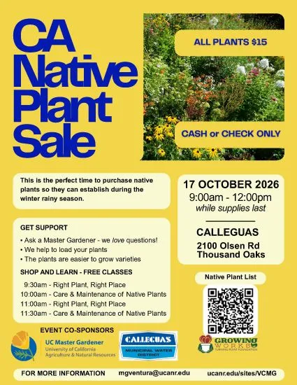 Plant sale flyer