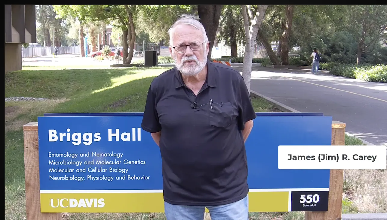 UC Davis Distinguished Professor Emeritus James R. Carey