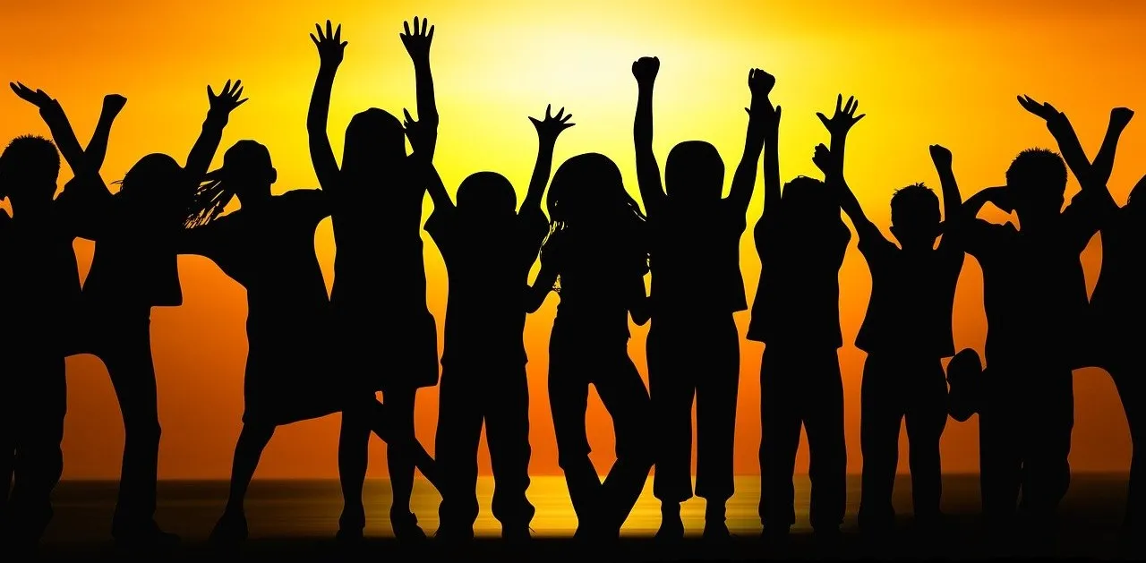 Banner with Children